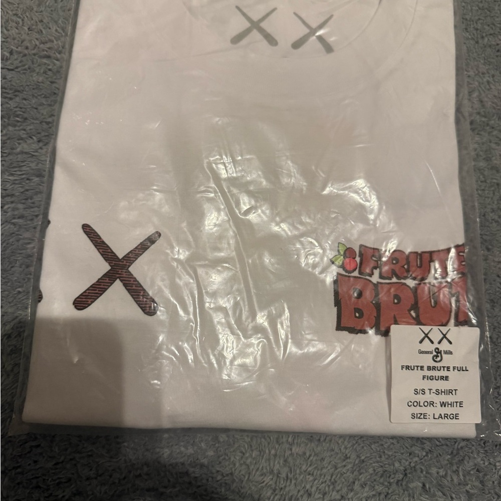 White Frute Brute Graphic T-Shirt